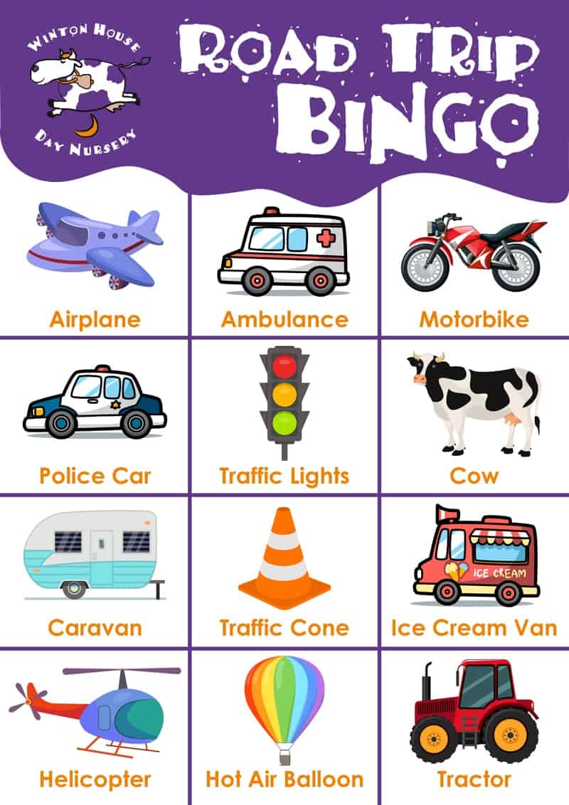 Road Trip Bingo